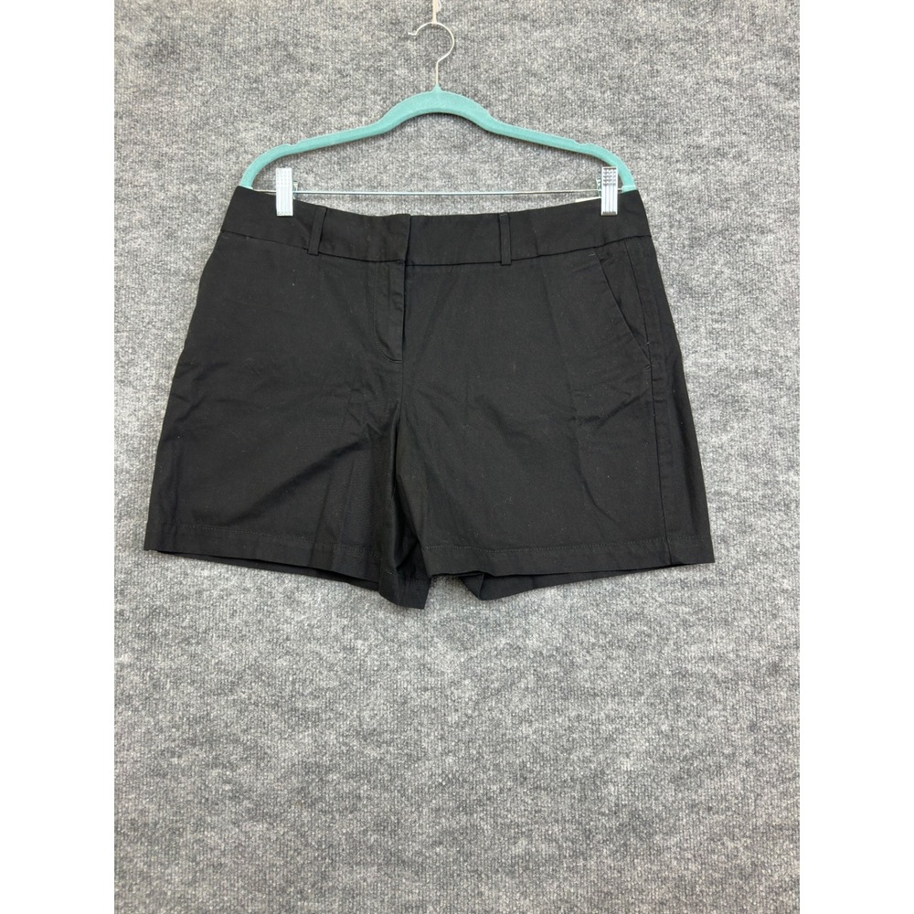 Ann Taylor LOFT Womens Black Shorts Size 10 Casual Classic Career